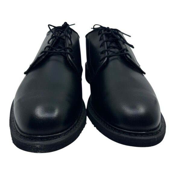 Bates Lites Black Leather Oxford Men 8.5D Black Military E00932 Dress NIB - Picture 12 of 16